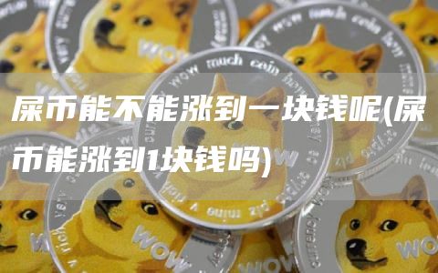 屎币能不能涨到一块钱呢 - 屎币能涨到1块钱吗